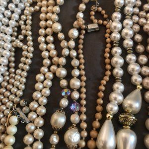 Faux pearl lot
